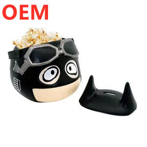 Factory Customize 3d Plastic Popcorn Bucket OEM Design Cartoon 3d Popcorn Bucket