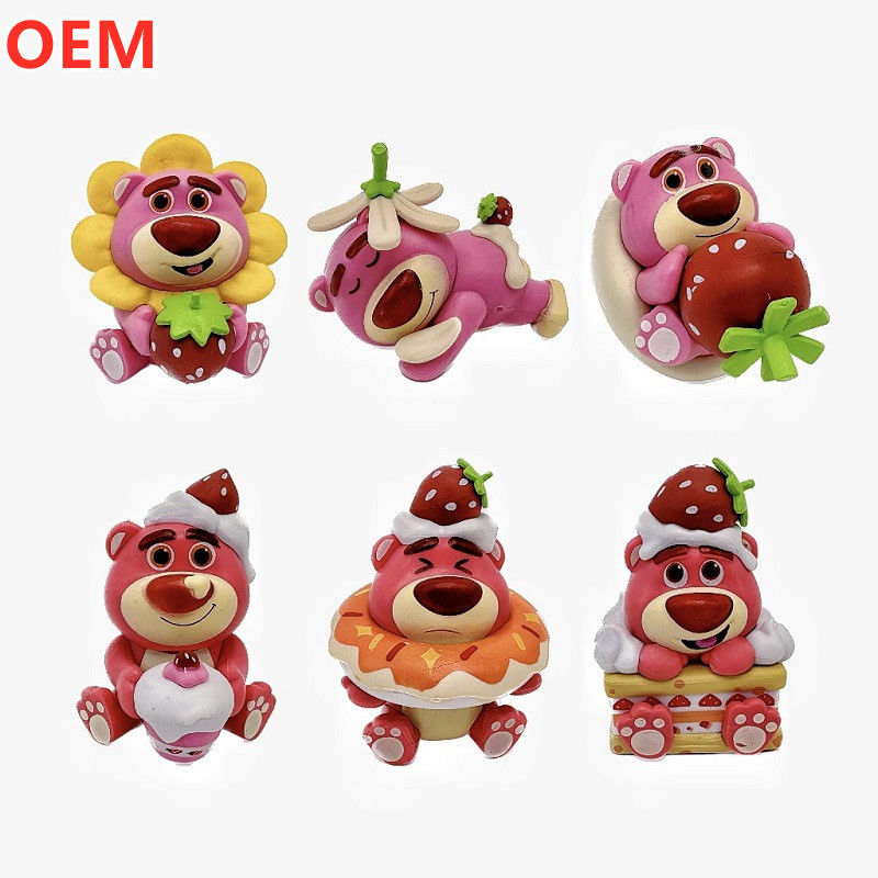 OEM Factory Custom High Quality 3d Plastic Cartoon Characters, PVC Cartoon Figure Toys