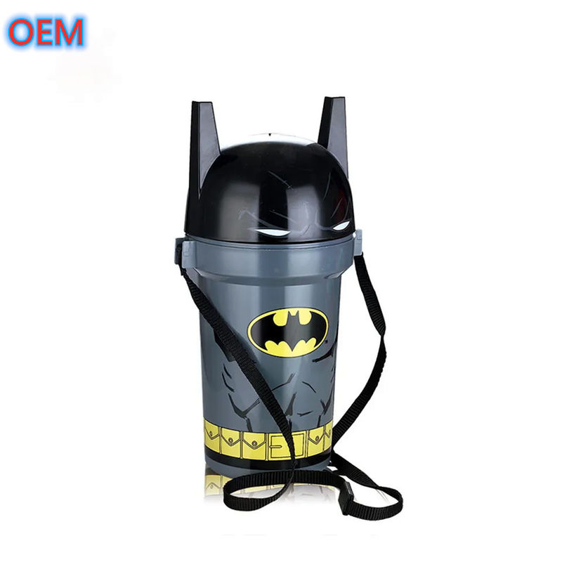 Cartoon Popcorn Bucket Customization, OEM Design High Quality Plastic Popcorn Bucket