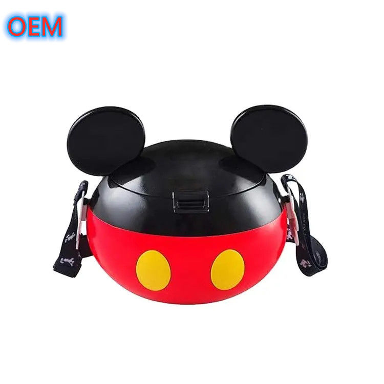 3d Cartoon Reusable Popcorn Buckets Customization OEM Design Plastic Container Popcorn Buckets