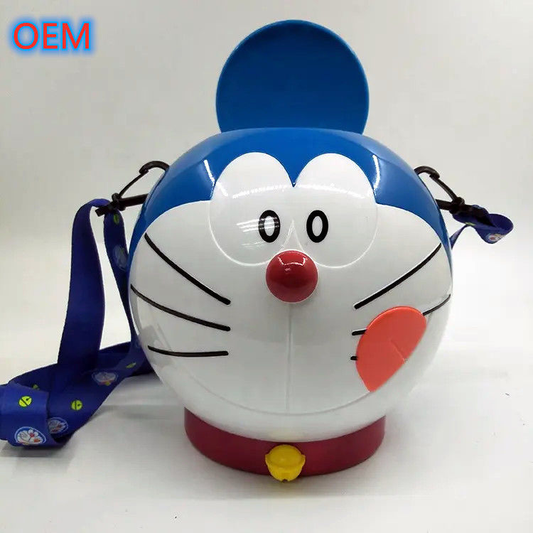 3d Cartoon Reusable Popcorn Buckets Customization OEM Design Plastic Container Popcorn Buckets