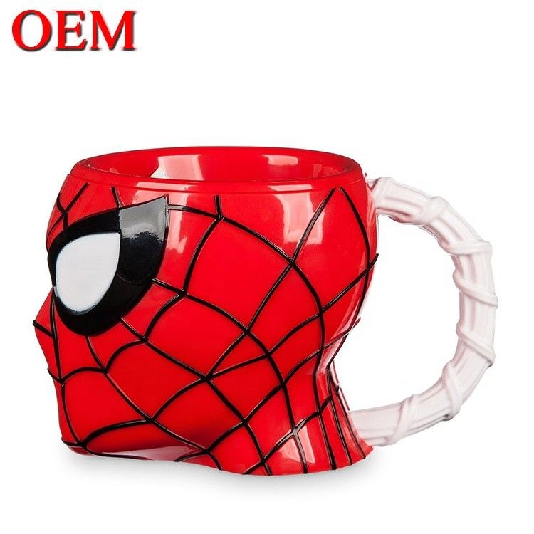 Custom Made Movie Star  Spiderman Plastic Popcorn Container Bucket with Lid