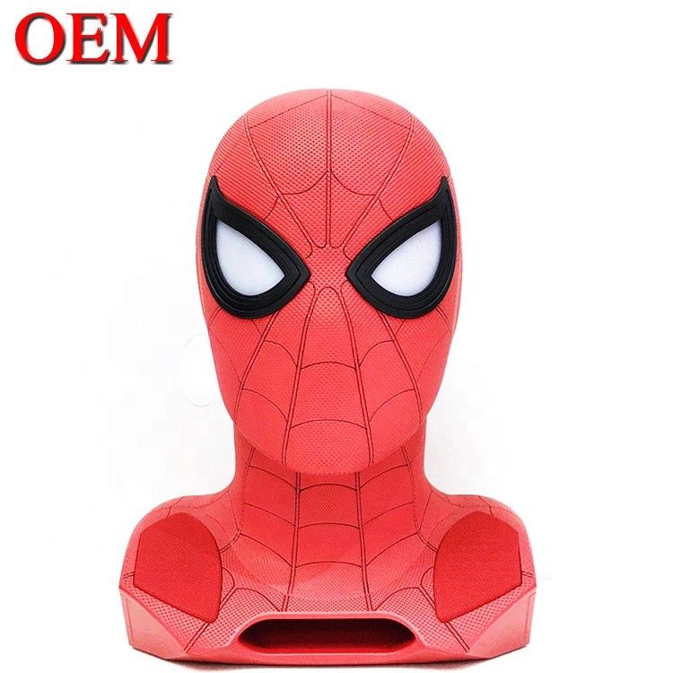 Custom Made Movie Star  Spiderman Plastic Popcorn Container Bucket with Lid