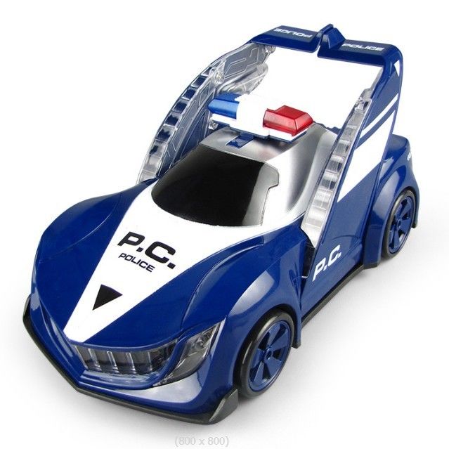 360 Rotation Electric Police Car Vehicle LED Music Kids Educational Toys Children Gift Birthday Present