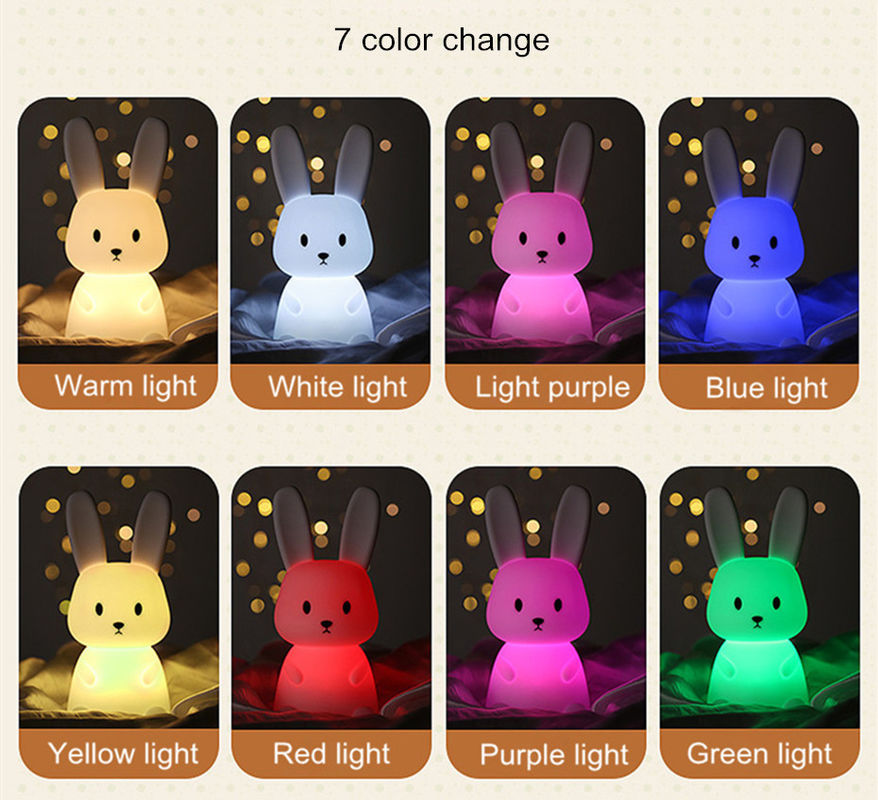 Custom LED Night Light Bedroom Lamp Touch Sensor Room Decor Cute Gift