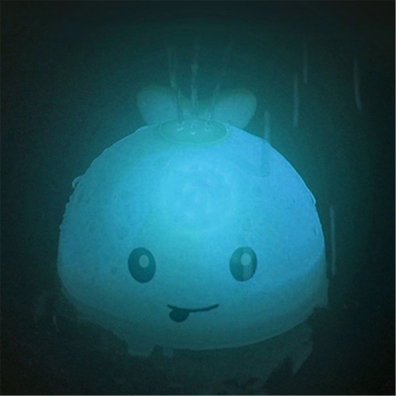custom toy make Light Up Bath Tub Toys Whale Water Sprinkler Pool Toys Pool Toy