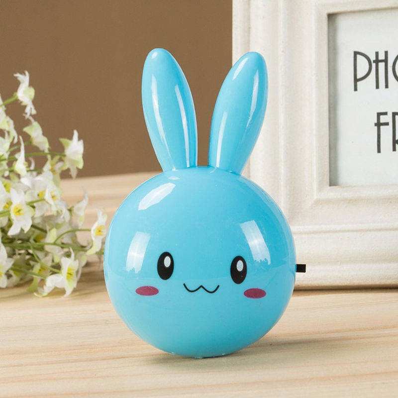 Toy manufacturer custom LED Rabbit Night Lamp Switch ON/OFF Wall Light Bedside Lamp