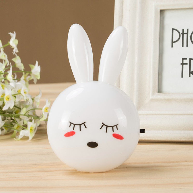 Toy manufacturer custom LED Rabbit Night Lamp Switch ON/OFF Wall Light Bedside Lamp