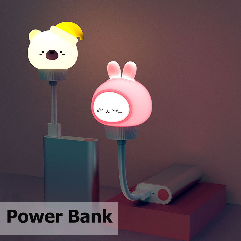 FACTORY custom Toy Lamp PVC Vinyl LED Light Up Toys Cute Cartoon USB Night Lights