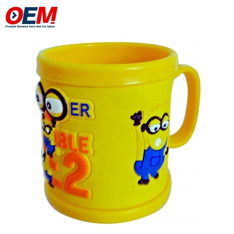 OEM Factory Custom Made Your Own design Plastic Cup 3D Mugs custom plastic toy figure cup