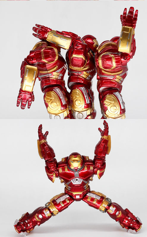 Custom Hero Man Joints Movable Dolls Mark With LED Light PVC Action Figure Toy