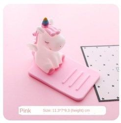 Cartoon Silicone Lazy Mobile Phone Holder Unicorn Car Desktop Multi-function Adjustable Bracket Non-slip Stand