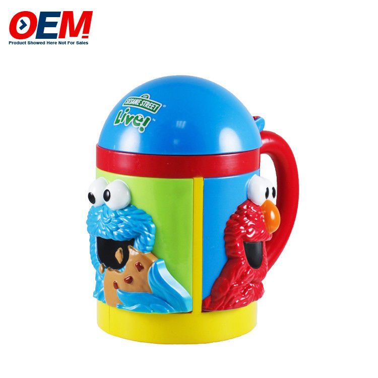 Factory OEM 3D Mug Cup Plastic Disni Cup Supplier custom cartoon figure cup toy