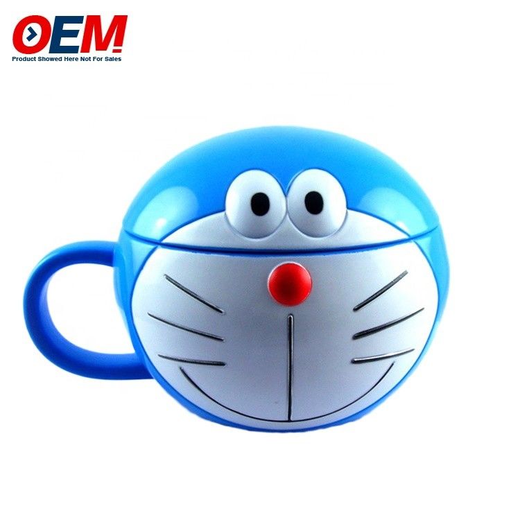 Factory OEM 3D Mug Cup Plastic Disni Cup Supplier custom cartoon figure cup toy