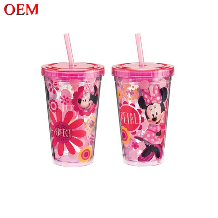 Custom Little Princess Sofia 3D Water Bottles Applicable For Boiling Water With Lid
