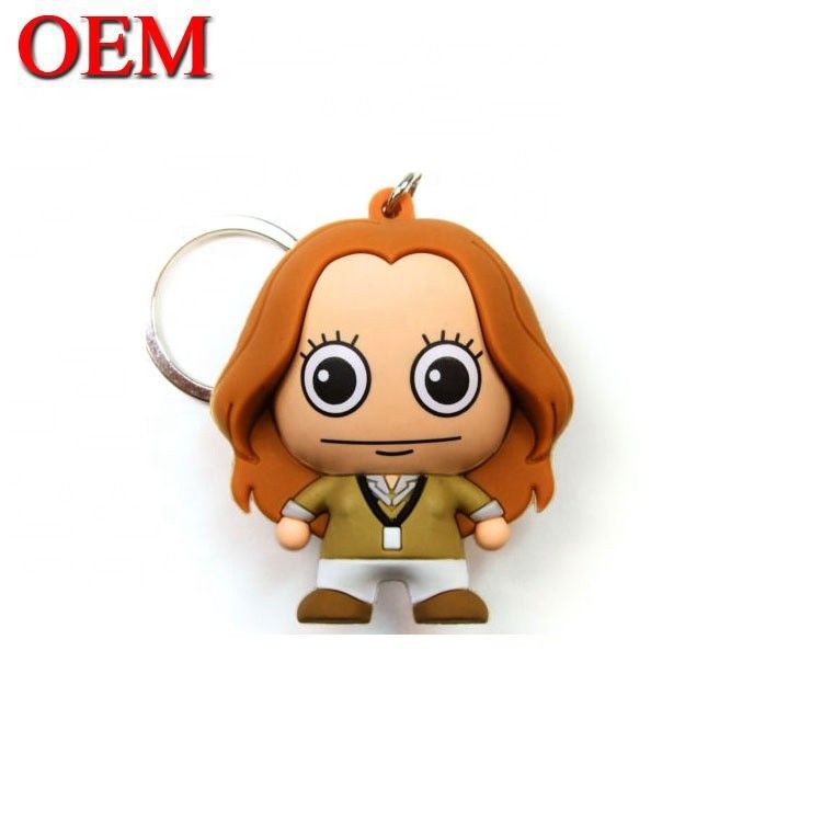 OEM Logo Soft PVC 3D Keychain Custom Animal Keychain Figure own design Key Chains