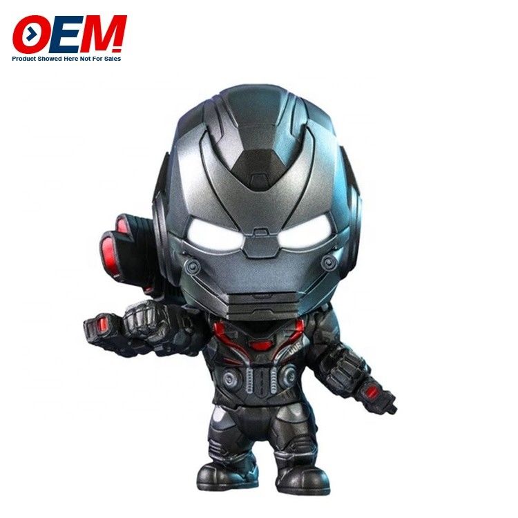 custom vinyl toy make 3D LED Cartoon Keychain Accessories  Plastic Keyring For Bags