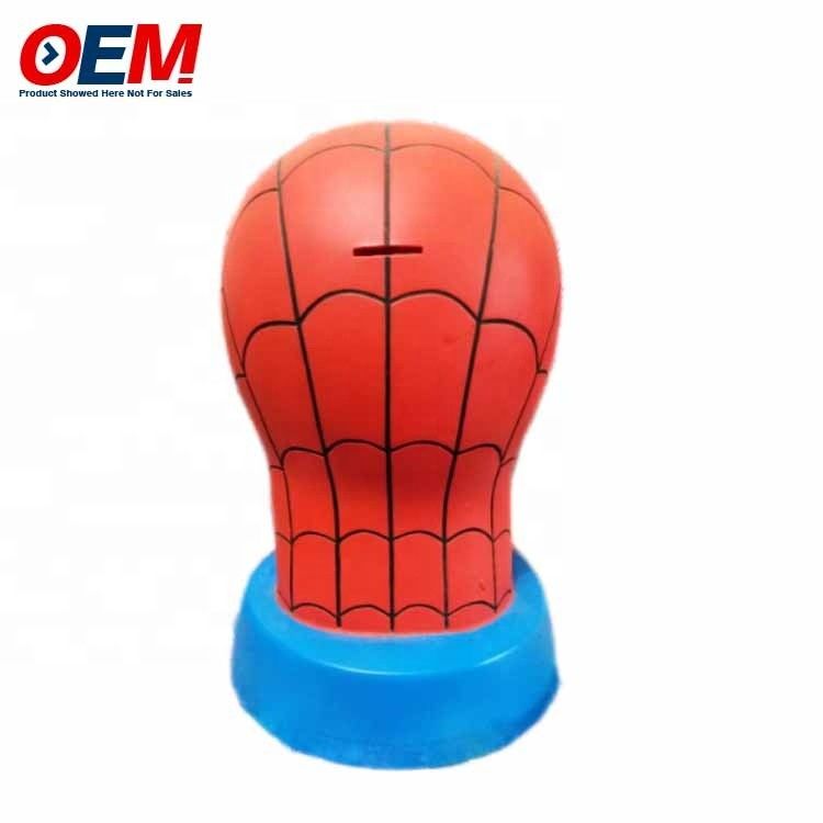 OEM factory make Cartoons Plastic Coin Bank PVC Pika With Lock Key Piggy Bank Plastic