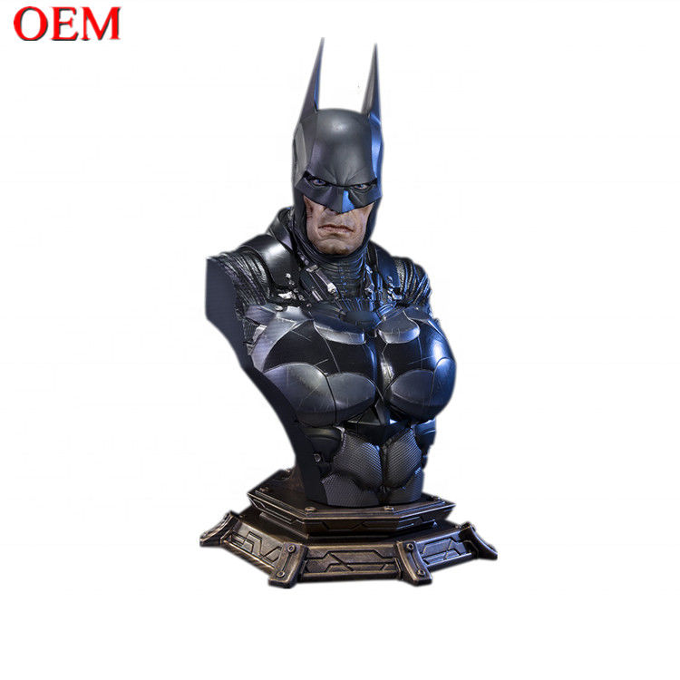 Custom Toy Manufacturer custom 3D Bat-Man Toy Money Box Figures oem plastic figurine