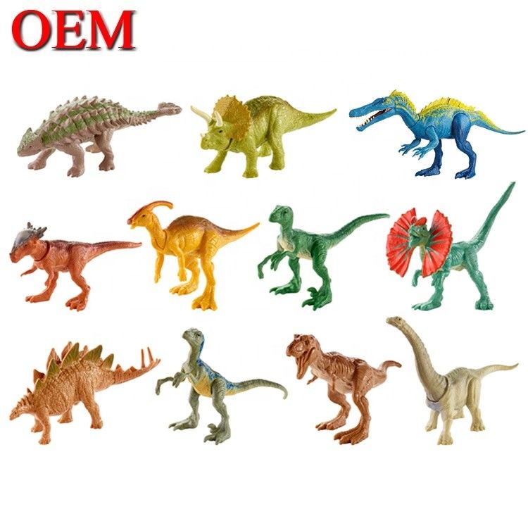 Custom figure toy manufacturer oem Dinosaur Play Figure 3D Model Toy vinyl toy custom