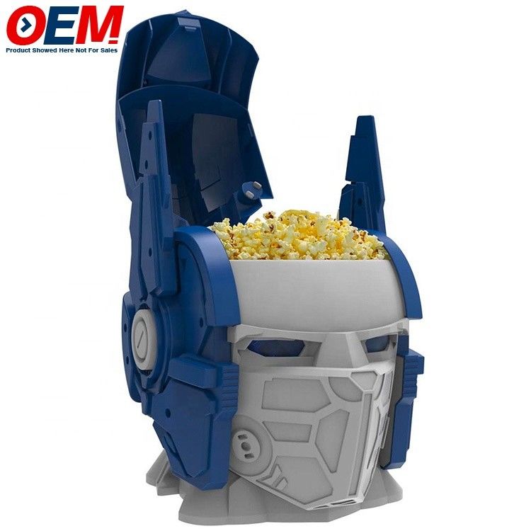Custom Plastic Popcorn Bucket Popcorn Container Cup Bucket 3D Design Figural Anime