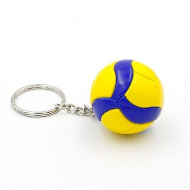 FACTORY 3D Mini Ball Shape Keychain Make Your Own Design Pvc Keychain Custom