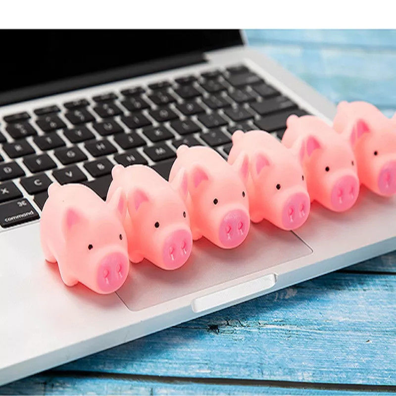 OEM custom Cute Squeeze Squeaky Chew Interactive Games Training Funny Soft Rubber Mini Toy