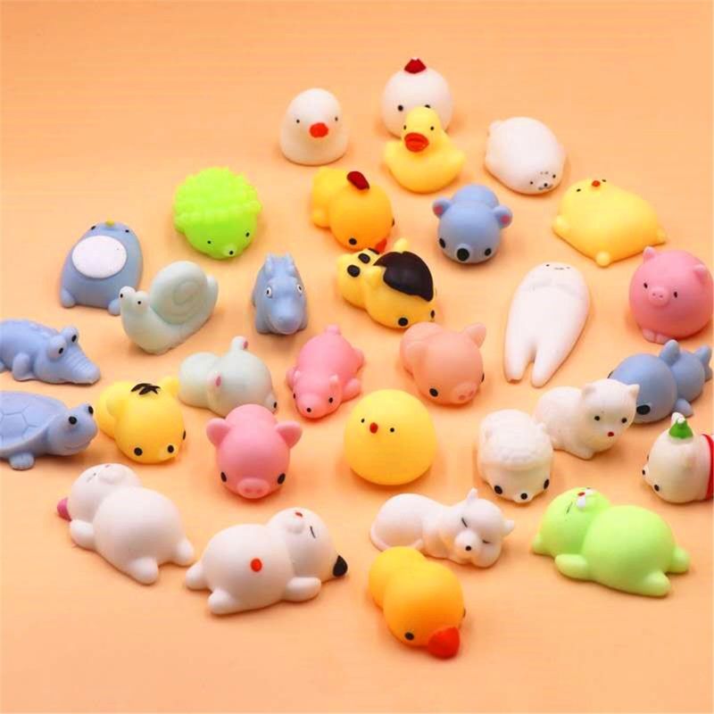 OEM factory custom Animal Antistress Slimy Squeeze Toys Funny Toys Mini Mochi Squishy toy