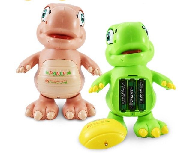 OEM factory custom Electric Robot Pets Animal Dinosaur Walking Music Light Dancing Toys