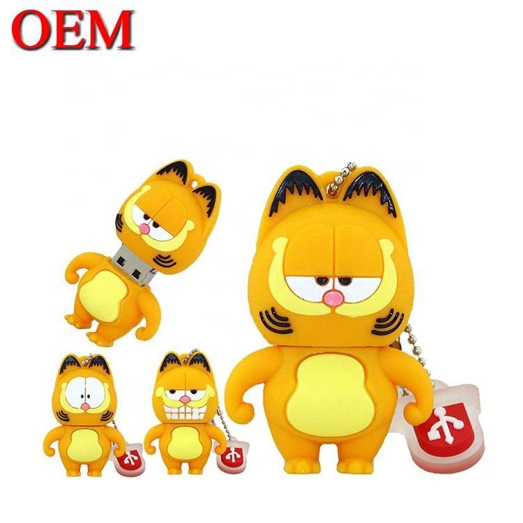 Manufacturer OEM Plastic Lazy Cat Toy Figure Custom PVC 3D Anime Injection Art Vinyl Toys