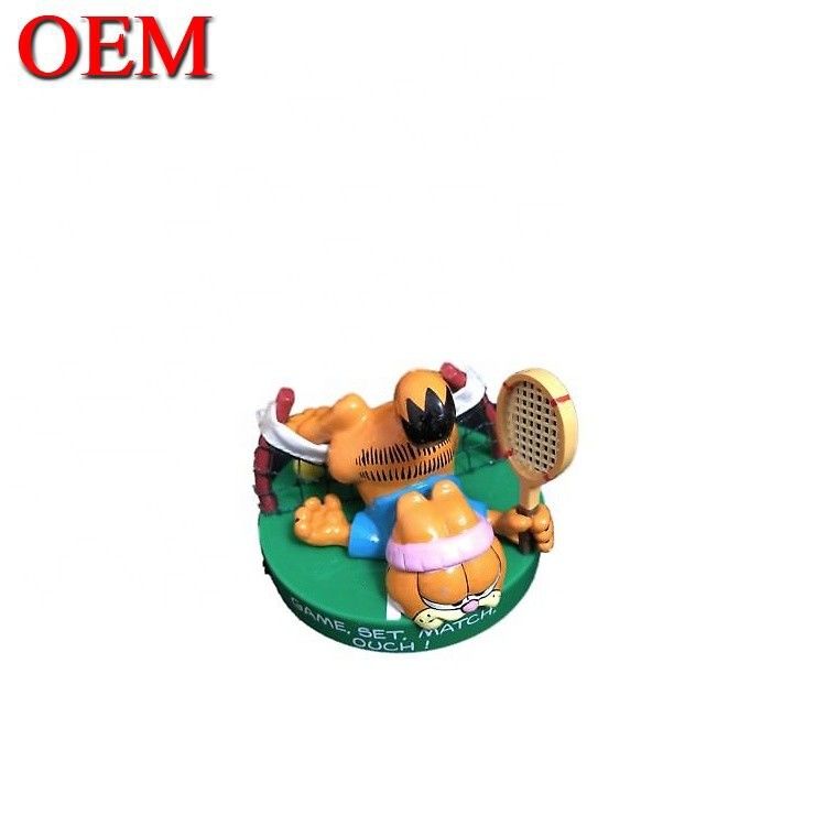 Manufacturer OEM Plastic Lazy Cat Toy Figure Custom PVC 3D Anime Injection Art Vinyl Toys