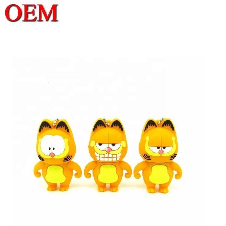 Manufacturer OEM Plastic Lazy Cat Toy Figure Custom PVC 3D Anime Injection Art Vinyl Toys