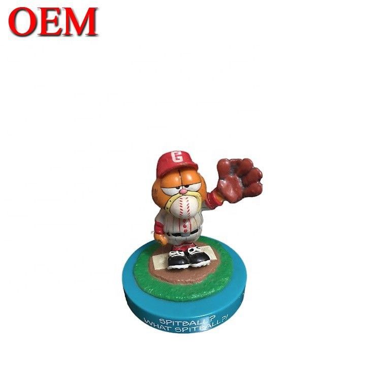 Manufacturer OEM Plastic Lazy Cat Toy Figure Custom PVC 3D Anime Injection Art Vinyl Toys
