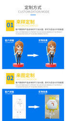 Custom manufacturer Custom Anime Plastic toy Figures 3D Mini Model Toys oem action figure