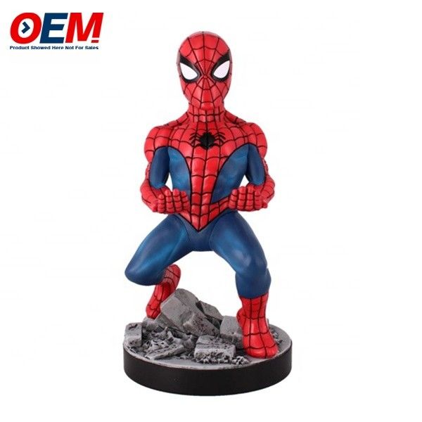 Spidman Mobile Phone Holder Made Desk Office Home Desktop Toy OEM PVC Phone Holder Figure