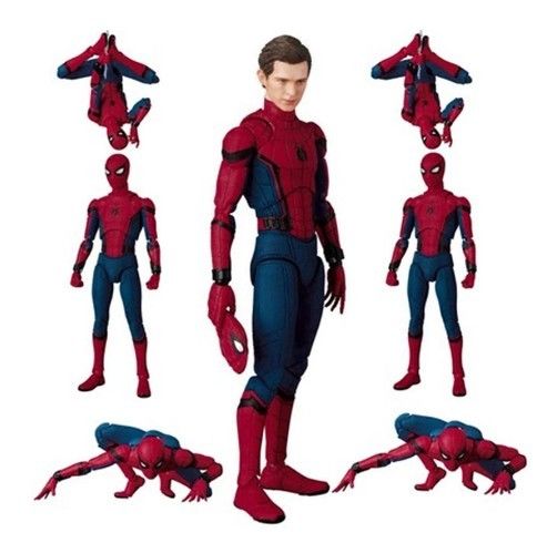 Custom High quality 15CM Spider Man Toys Tom Holland PVC Action Figure Spiderman Collection Toy with box