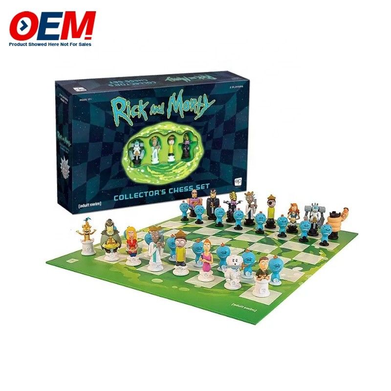 Custom Plastic Decorative Movie Heros Figure Character Chess Set Made Cartoon Toy Game Chess