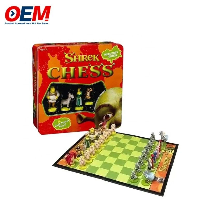 Custom Plastic Decorative Movie Heros Figure Character Chess Set Made Cartoon Toy Game Chess