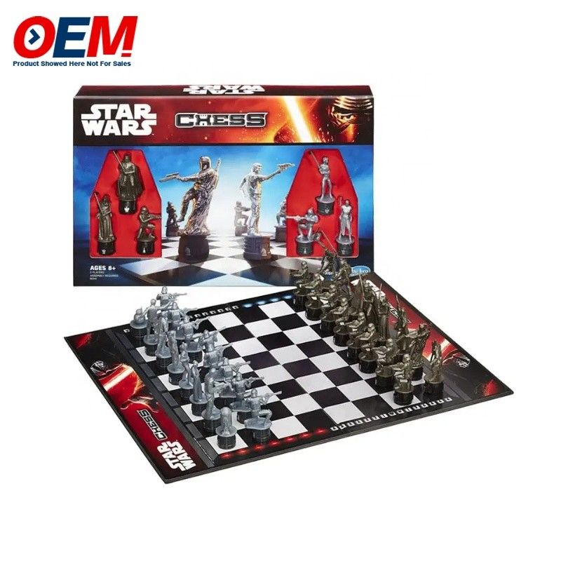 Custom Plastic Decorative Movie Heros Figure Character Chess Set Made Cartoon Toy Game Chess
