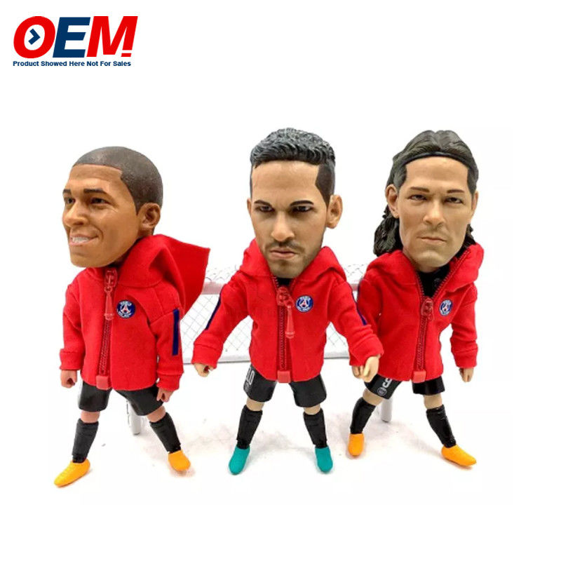 CustomG0104 XT1003 New Famous Football Player Neymar Messi Ronaldo Suarez Character Mini Block Figure Plastic Toy