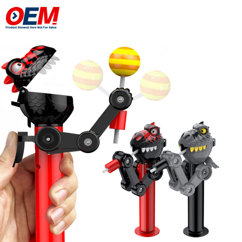 Pop-Up Lollipop Holder Case Made Plastic Candy Toy OEM Creative Lollipop Toy For Kid
