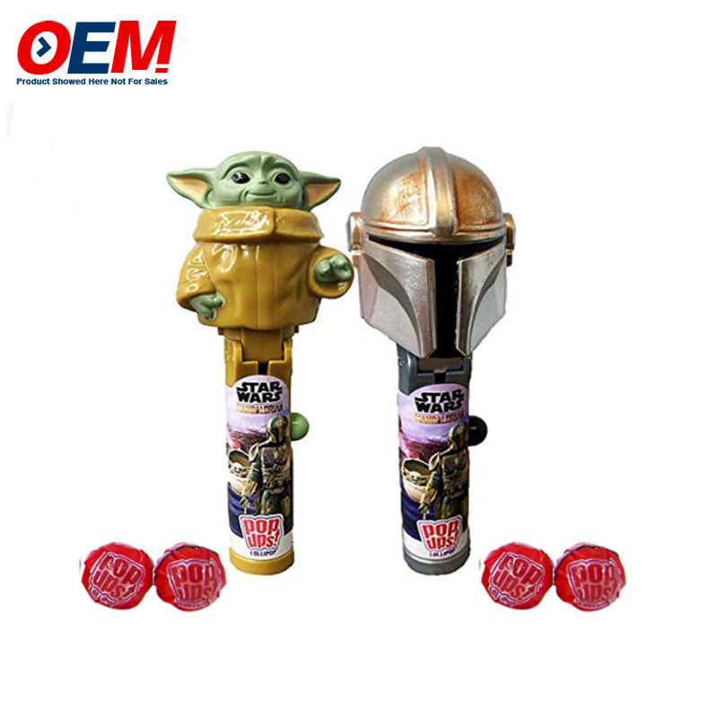 Pop-Up Lollipop Holder Case Made Plastic Candy Toy OEM Creative Lollipop Toy For Kid