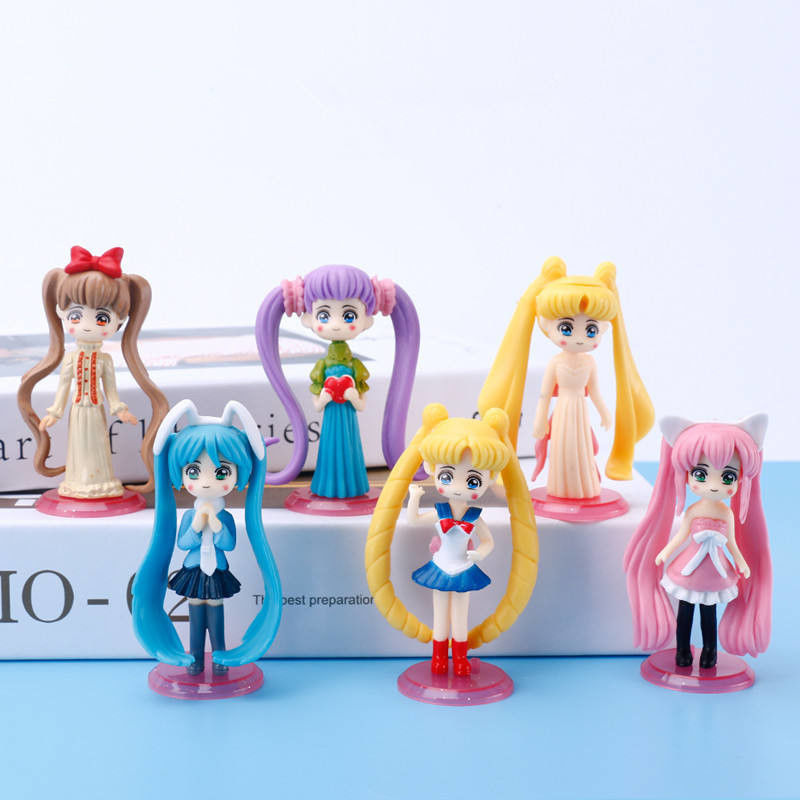 Toy manufacturers OEM Mini Sailor Moon Toys Surprise Toys Can Put In Capsule