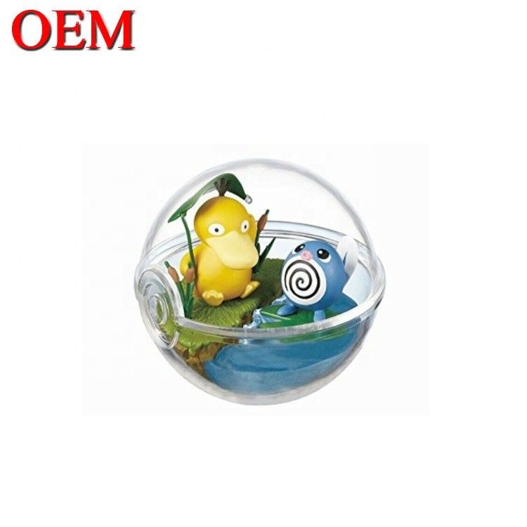 Custom Mini Cartoon Character Capsule Figure Egg Plastic Cute Toy Made PVC Toy Capsule