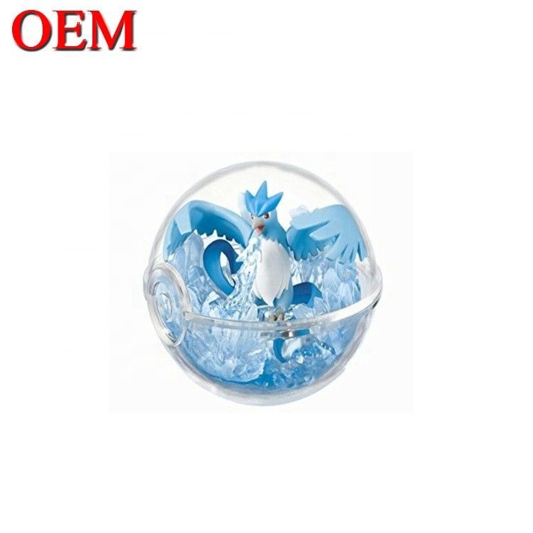 Custom Mini Cartoon Character Capsule Figure Egg Plastic Cute Toy Made PVC Toy Capsule