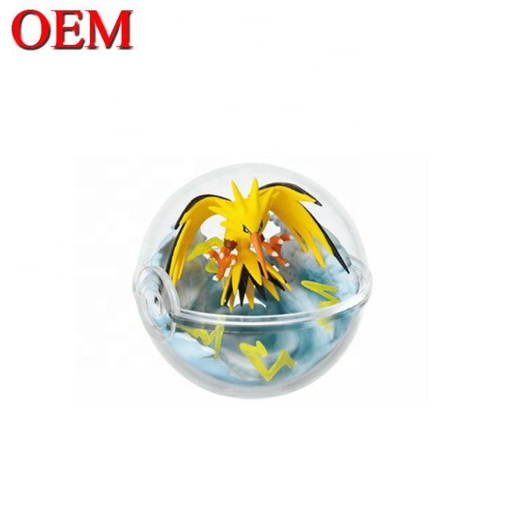 Custom Mini Cartoon Character Capsule Figure Egg Plastic Cute Toy Made PVC Toy Capsule