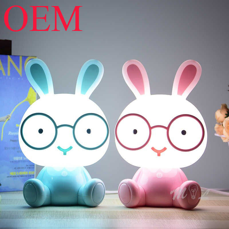 Animal Cartoon Dog Night Light Portable Home Decoration Table Lamp