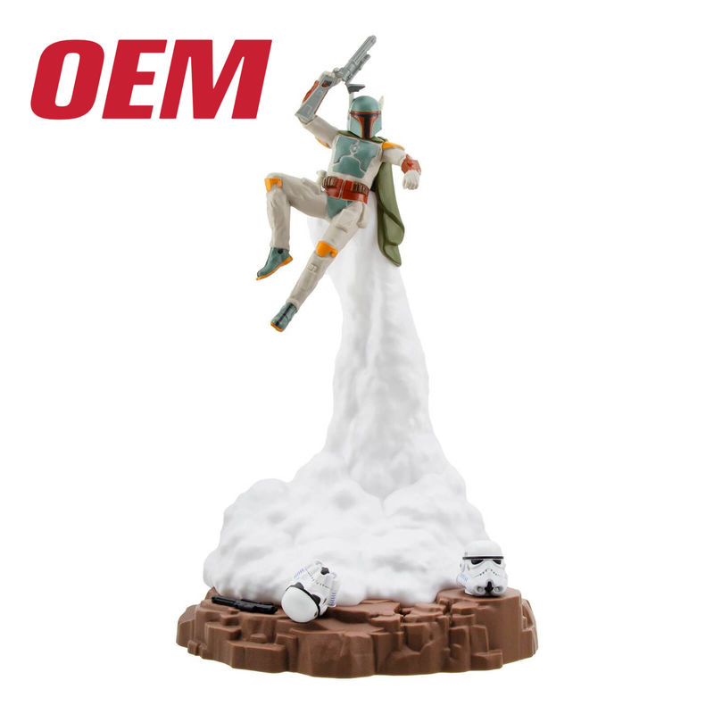 Customized LED Light-up Toys Ome Movie Character Toys Lamp Make Plastic Kids Toy Light With Music and Sound