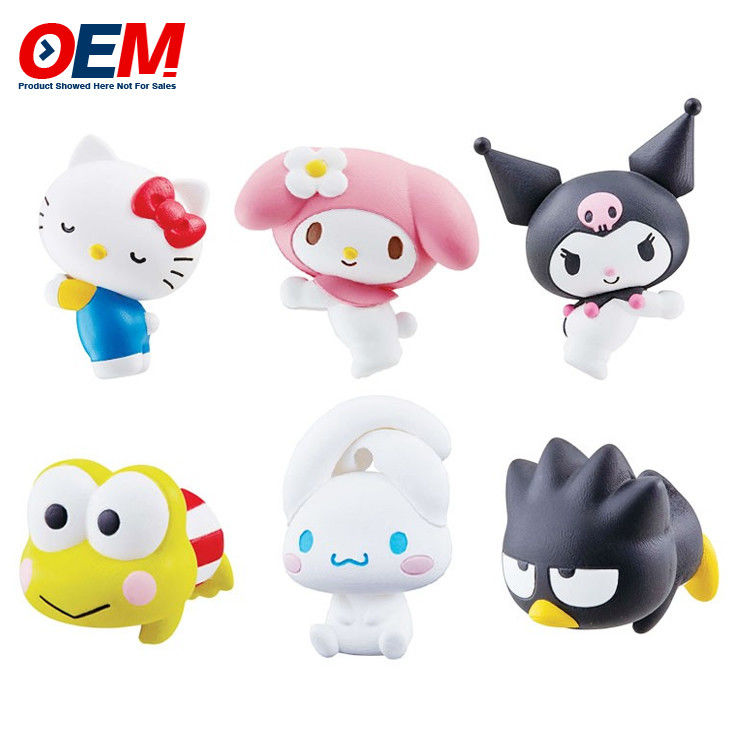 24pcs Calendar PVC Toys Figure OEM Plastic Cartoon Toy Make 5cm Height Plastic Toy