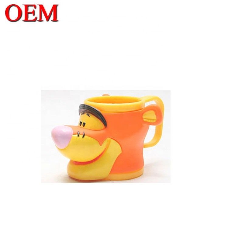 Custom Hight Quality Eco-friendly 3d Figure Cup Ice Cute Cartoon Toy Cream Mug